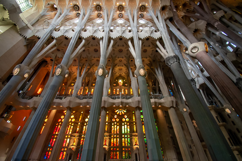 Sagrada Familia witraże